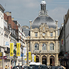 drapeaux dans le centre ville de tourcoing